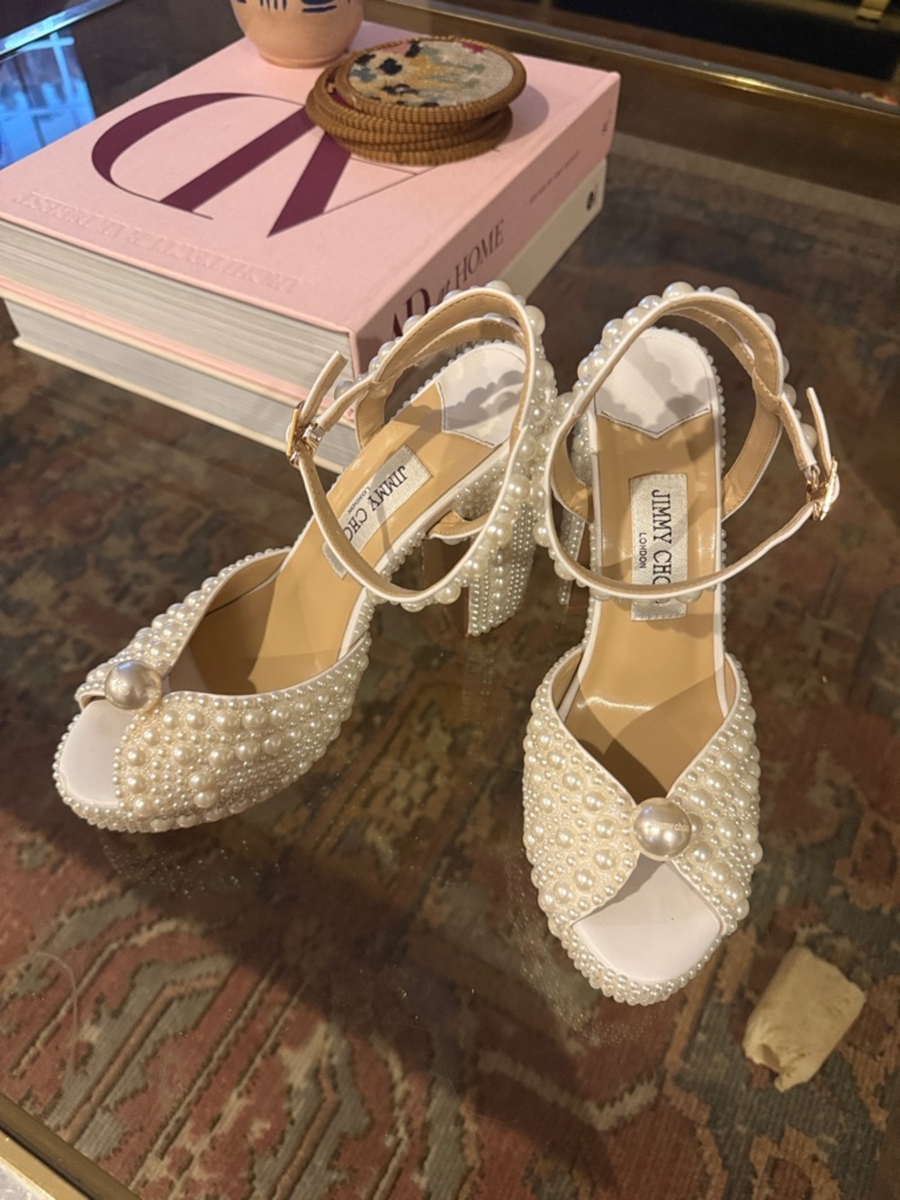 Pearl heels